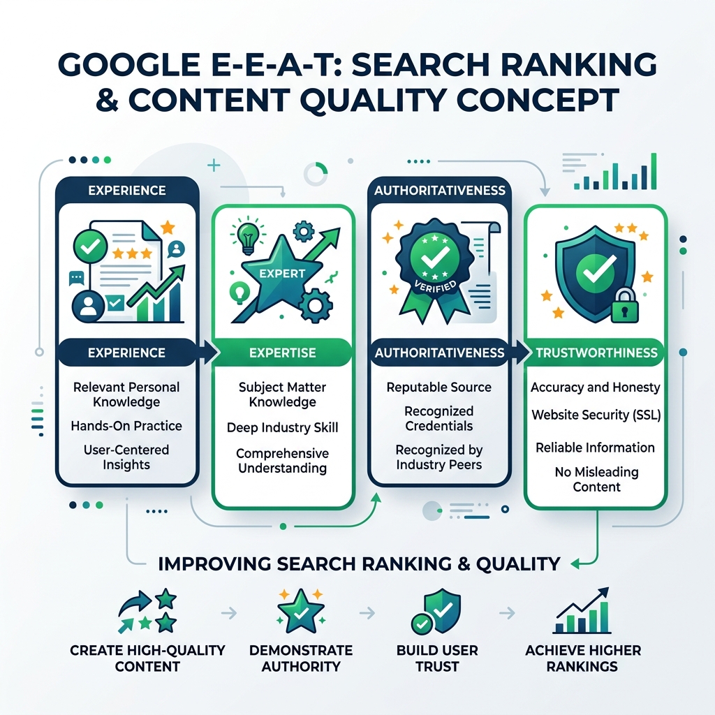 Ti&ecirc;u chuẩn Google EEAT: C&aacute;ch x&acirc;y dựng nội dung hữu &iacute;ch l&ecirc;n Top bền vững